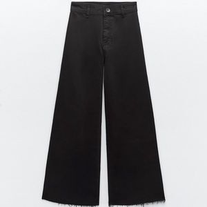 Zara High-Waisted Marine Jeans